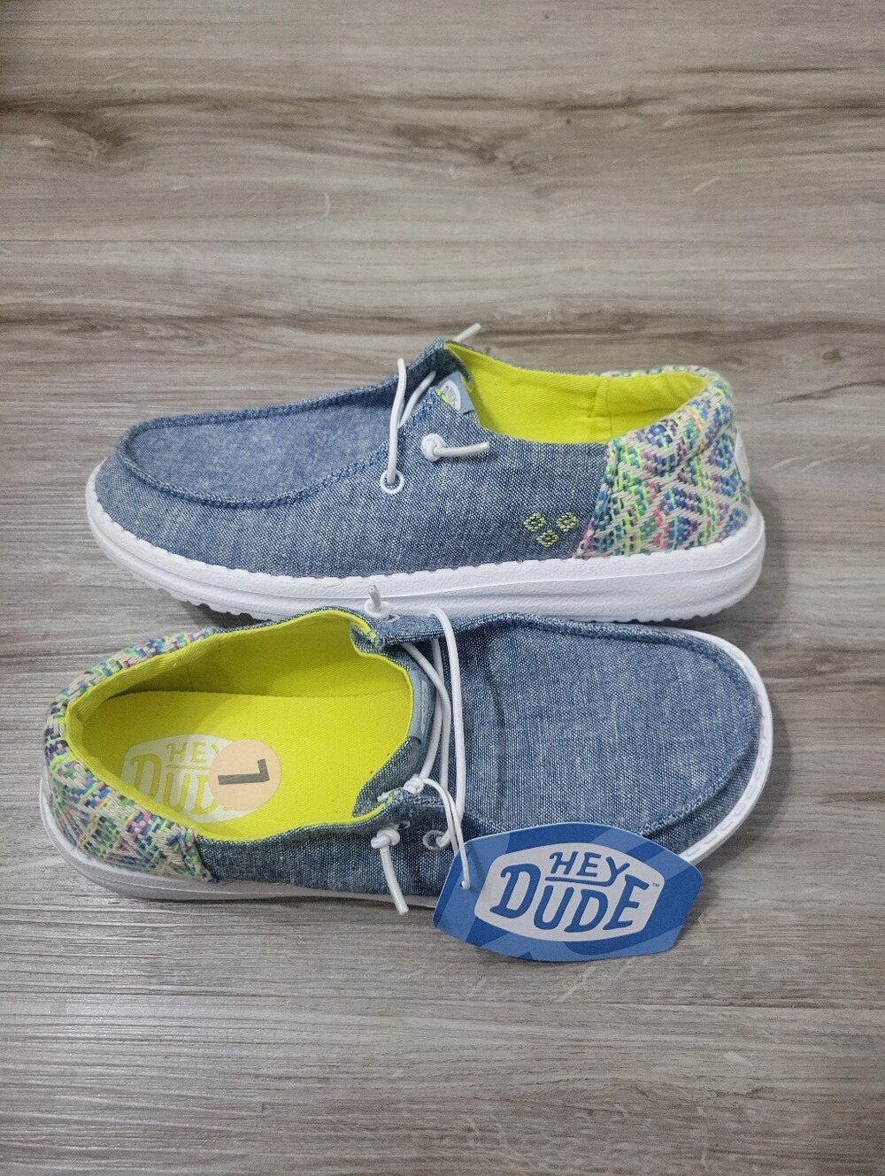 Brand New Hey Dude Slip On Shoes Size 7